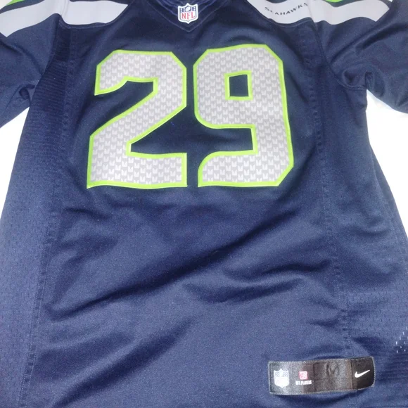 Nike Navy and Lime Green Jersey - Picture 3 of 3